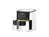 WIAMI 7 Litre Sıcak Hava Fritözü Camlı Airfryer Beyaz - 1