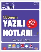 Tonguç 4.Sınıf 1.Dönem Yazılı Notları Cep Boy - 1