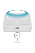 Taşınabilir 5000 mAh PD15W MagSafe Kablosuz Wireless Hızlı Şarj Cihazı Beyaz Powerbank - 3