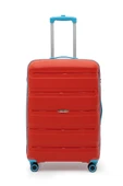 Artemis Polipropilen&Kırılmaz 2'li Valiz Seti Büyük&Kabin - Kırmızı - 3