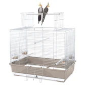Imac Wılma Papağan Kafesi Bej/beyaz 79,5x48,5x64,5cm thumbnail 1