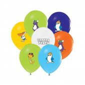 Kaptan Pengu Temalı Balon Karışık Renk 12 İNÇ (20 Adet) - 1