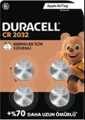 Duracell CR2032 Lityum Düğme Piller (4’lü Paket) 3V - 1