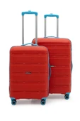 Artemis Polipropilen&Kırılmaz 2'li Valiz Seti Büyük&Orta - Kırmızı thumbnail 1