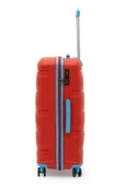 Artemis Polipropilen&Kırılmaz 2'li Valiz Seti Büyük&Kabin - Kırmızı - 4