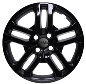 Jant Kapağı Kırılmaz 16" Parlak Siyah Clio 4 Model (1 ADET) - 1