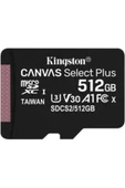 Kingston 512 GB CANVAS SELECT PLUS SDHC UHS-1 CLASS 10 100MB/S (SDCS2/512GB) - 1