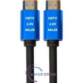 4K Ultra Hd 2.0V Alüminyum Başlık Altın Uçlu Hdmi Kablo thumbnail 4