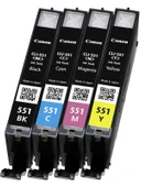 Canon CLI-551/6509B009 Orijinal Kartuş Avantaj Paketi thumbnail 1