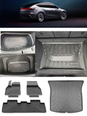 Sahler Tesla Model Y Juniper 2025 4.5D Paspas 3D Rizline Bütün Bagajlar Set thumbnail 1