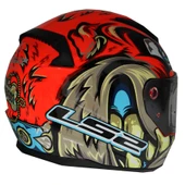 LS2 RAPID 2 SPOX KIRMIZI-GRİ KASK XXL thumbnail 4