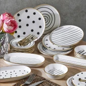 Fecra Dark 25 Parça Kahvaltı Seti - 1