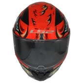 LS2 RAPID 2 SPOX KIRMIZI-GRİ KASK XXL thumbnail 3