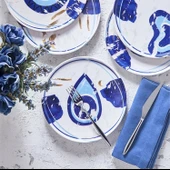 Fecra Teos 6 Parça Pasta Tabağı Seti - 2