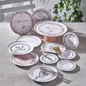 Fecra Rosy 19 Parça Sunum ve Servis Seti - 1