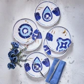 Fecra Teos 6 Parça Pasta Tabağı Seti - 1