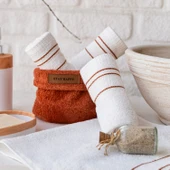 Schafer Home Daily 4 lü Havlu Seti 30x50 Cm-Kiremit - 9