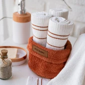 Schafer Home Daily 4 lü Havlu Seti 30x50 Cm-Kiremit - 3