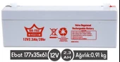 12 V 2,3 AHM KURU AKÜ - 1