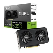ASUS 8GB DUAL RTX5050-O8G GDDR6 128bit HDMI DP PCIe 5.0 thumbnail 1
