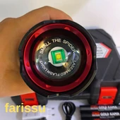 Gold Kama GK-63 Ultra Güçlü LED El Feneri - 150W, 15000 Lümen, Lazer Fonksiyonlu - 5