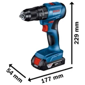 Bosch Gdx 18V-285 + Gsb 185-LI Somun Sıkma ve Darbeli Matkap Seti (0 601 9n2 124) thumbnail 2