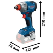 Bosch Gdx 18V-285 + Gsb 185-LI Somun Sıkma ve Darbeli Matkap Seti (0 601 9n2 124) thumbnail 3