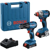 Bosch Gdx 18V-285 + Gsb 185-LI Somun Sıkma ve Darbeli Matkap Seti (0 601 9n2 124) thumbnail 1