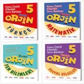 Orjin 5. Sınıf Türkçe & Matematik & Fen & Sosyal Soru Bankası - 1