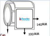 140x100 EKO TERMAL BARKOD ETİKETİ 250 SARIM - 1