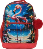 Pippa Kız Çocuk Üç Gözlü Kırmızı İlkokul Üçlü Okul Çanta Seti - Flamingo - PPSET5360 thumbnail 2