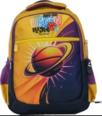 Pippa Erkek Çocuk Üç Gözlü Sarı/Siyah İlkokul Üçlü Okul Çanta Seti - Basketbol - PPSET5260 thumbnail 2