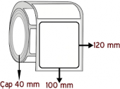 120x100 BARKOD ETİKETİ 1 RULODA 400 SARIM EKO TERMAL - 1