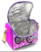 Coral High Kız Çocuk Beslenme Çantası - Thermo - Yeşil Pembe Bisikletli Kız thumbnail 4