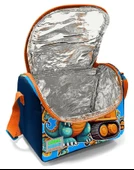 Coral High Erkek Çocuk Beslenme Çantası - Thermo - Mavi Dinazor ve İş Makineleri Baskılı thumbnail 4