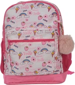 Pippa Kız Çocuk Üç Gözlü Pembe İlkokul Üçlü Okul Çanta Seti - Dondurma ve Gökkuşağı - PPSET5310 thumbnail 2