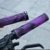 Forte Gt 1519 Silikon Bisiklet Elcik Kaymaz Yapı Kolay Kavrama Gidon Bisiklet Elciği Mor - 6