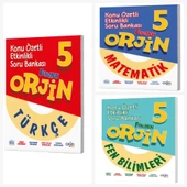 Orjin 5. Sınıf Türkçe & Matematik & Fen Soru Bankası - 1