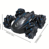 1:16  KIRMIZI Uzaktan Kumandalı Şarjlı Akrobat Araba Elle Algılayan Sürüş Arabası Sprey Duman Çıkaran  Oyuncak, Hareketl - 3