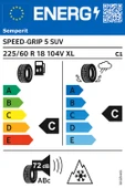 SEMPERIT 225/60R18 104V XL SPEED-GRIP 5 KIŞ LASTİĞİ 2025 ÜRETİM thumbnail 2