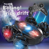 1:16  KIRMIZI Uzaktan Kumandalı Şarjlı Akrobat Araba Elle Algılayan Sürüş Arabası Sprey Duman Çıkaran  Oyuncak, Hareketl - 5