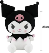 Kuromi Hello Kitty 25 Cm Peluş Oyuncak Sanrio Kuromi Plush Hediyelik Oyuncak - 2