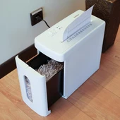 Everest JP-726C Çapraz Kesim 10L 42DB±3 Boyut 34.8*17.5*32.7 Sessiz Kağıt Kesme Makinesi Beyaz thumbnail 4