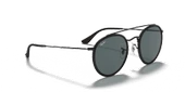 Ray-Ban Round 3647N 002/R5 Black-Blue/Grey Güneş Gözlüğü - 4