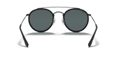 Ray-Ban Round 3647N 002/R5 Black-Blue/Grey Güneş Gözlüğü - 3