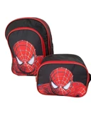 Okul Çantası 2'li Seti Erkek Çocuk Çantası Örümcek Adam Desenli - 1