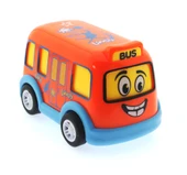Çek Bırak Mini Sevimli Turuncu Otobüs - 1