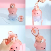 Smile Ayıcık 800ML Su Matarası Su Şişesi Suluk Bpa Içermez Suluk (sticker Hediyeli) - 6