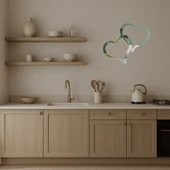 Sevgiyi Simgeleyen  Kalp Duvar Aynalı Tablosu thumbnail 4