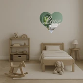 Aşk ve Kalp Desenli  Dekoratif Aynalı Tablo thumbnail 5